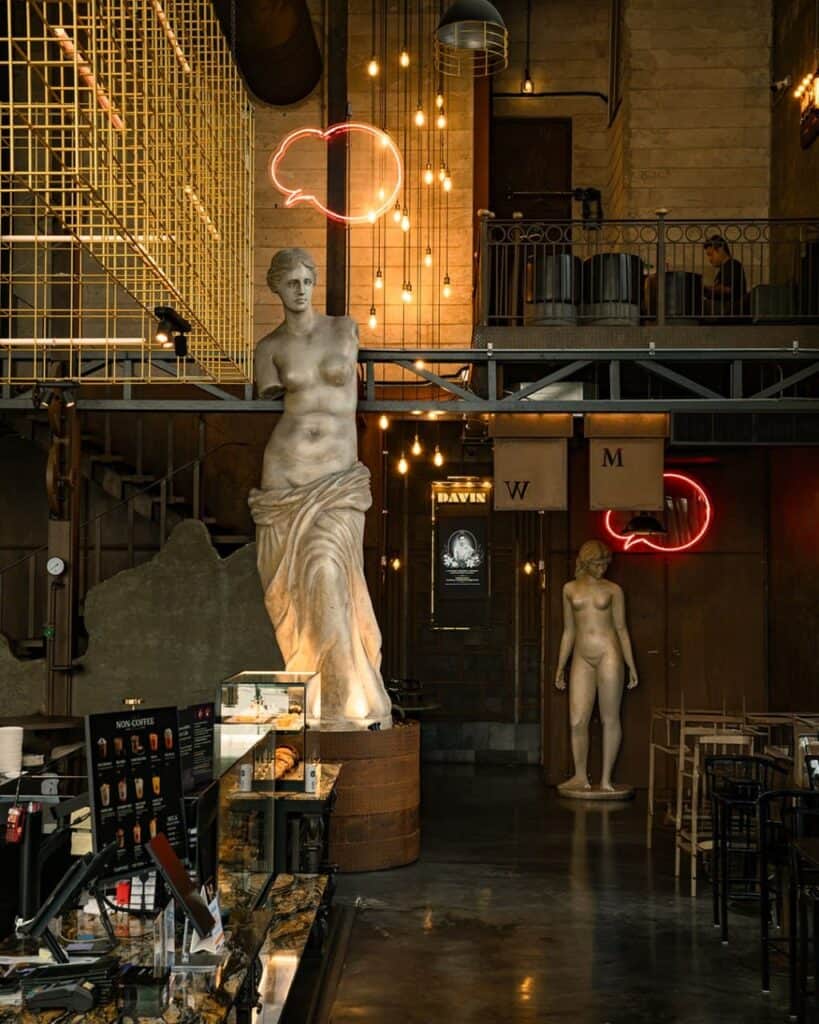 Mother's Day gift idea at DAVIN CAFE, featuring an elegant European-inspired café interior, perfect for celebrating Mother's Day 2026 with a memorable family dining experience in Bangkok.