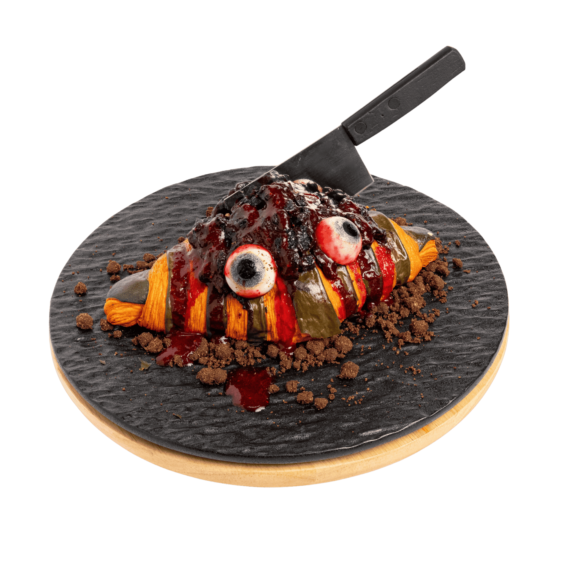 The Haunted Croissant with pumpkin cream, Halloween 2026 menu