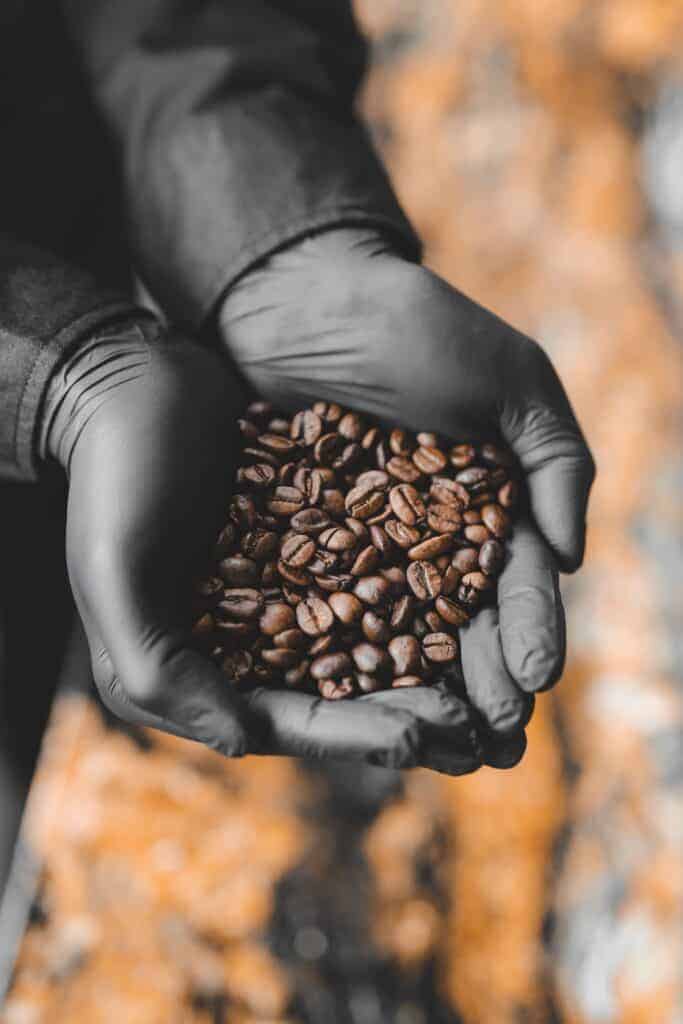 Coffee beans selected for Dirty Coffee at DAVIN CAFE