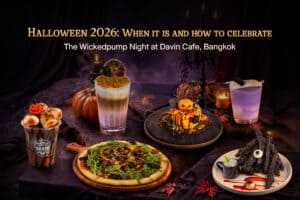 When is Halloween 2026 featuring Wickedpump Halloween food, desserts and drinks at DAVIN CAFE