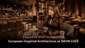 Places to Visit in Ramintra: DAVIN CAFE with European-style interiors, food and drinks